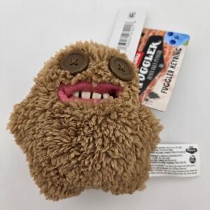 Fuggler Plush Clip-On Keyring Sir Splodge‎ Alot 4" Funny Ugly Monster Toy
